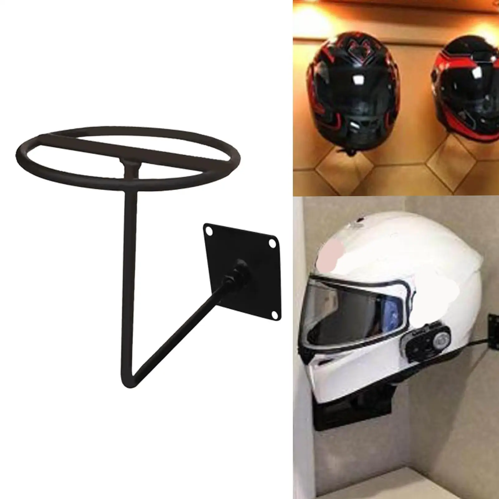 Helmet Holder Accessories Wall Mounted Hook er Fit for Coats Caps Home