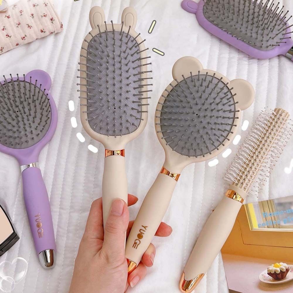 Best of Cute Bear Air Cushion Combs Women Scalp Massage Comb Hair Brush Anti-static Curly Comb Hairdressing Tool Reviews & Tips