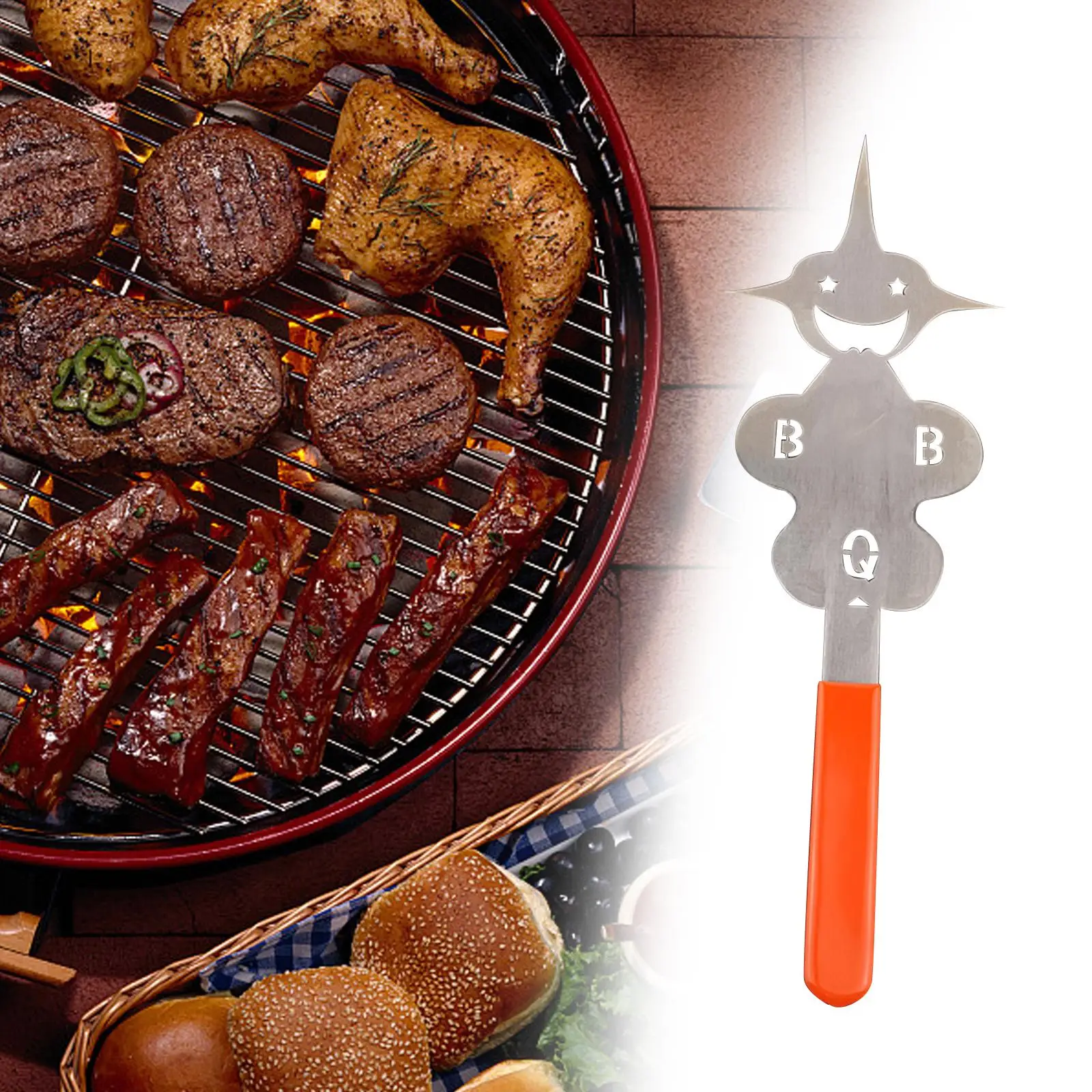 Meat Fork Portable Reusable Multipurpose Kitchen Supplies Grill Utensils for Home Serving Roasting Family Gathering Barbecue