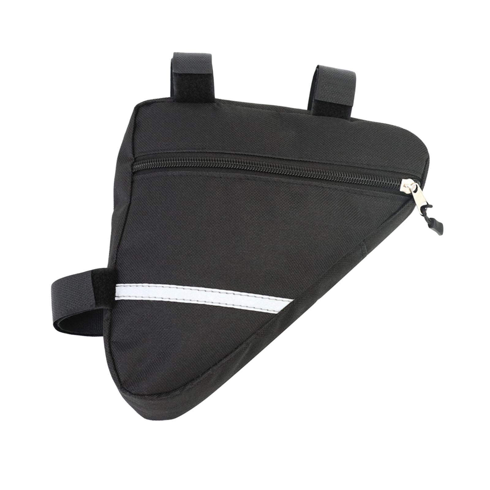 Waterproof Bike Frame Bag Cycling Bicycle Pouch Accessories Saddle Bag Storage Bag Tube Pouch for Outdoor Sports