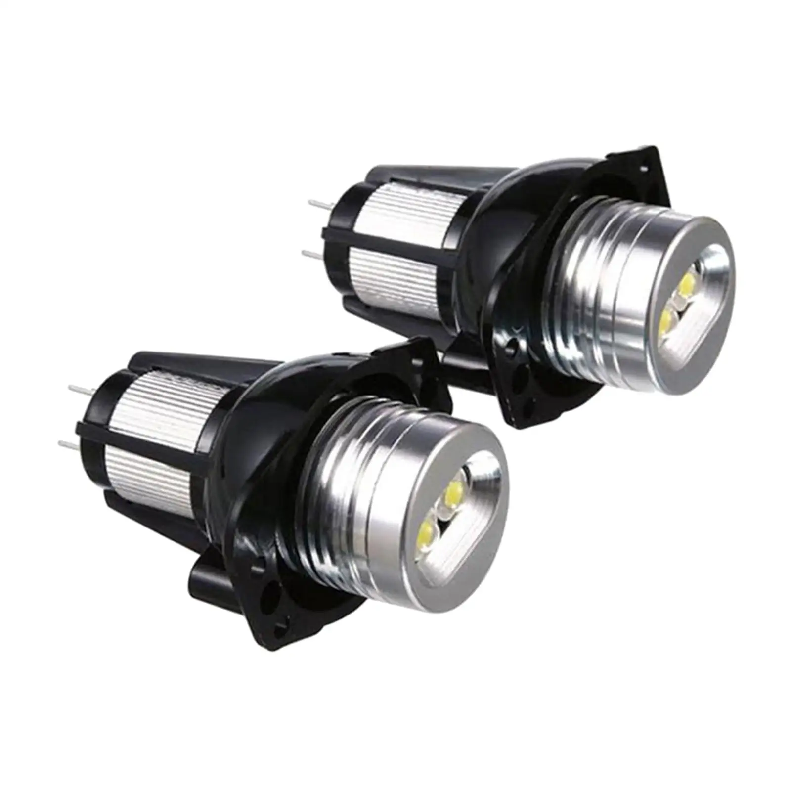 2 Piece LED High Power Angel Eyes Light Bulb 12W 12V Compatible with  E90 E91 05-08