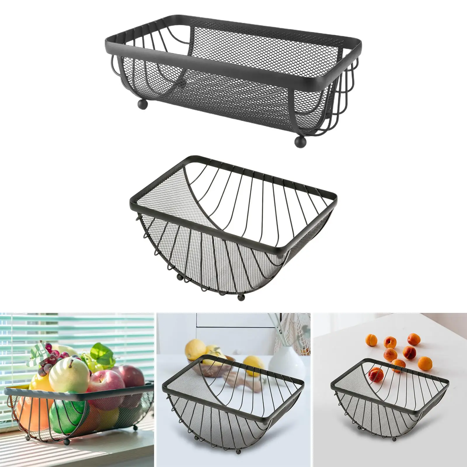 Fruit Storage Basket Vegetable Bread Snacks Basket Holder for Home Decor