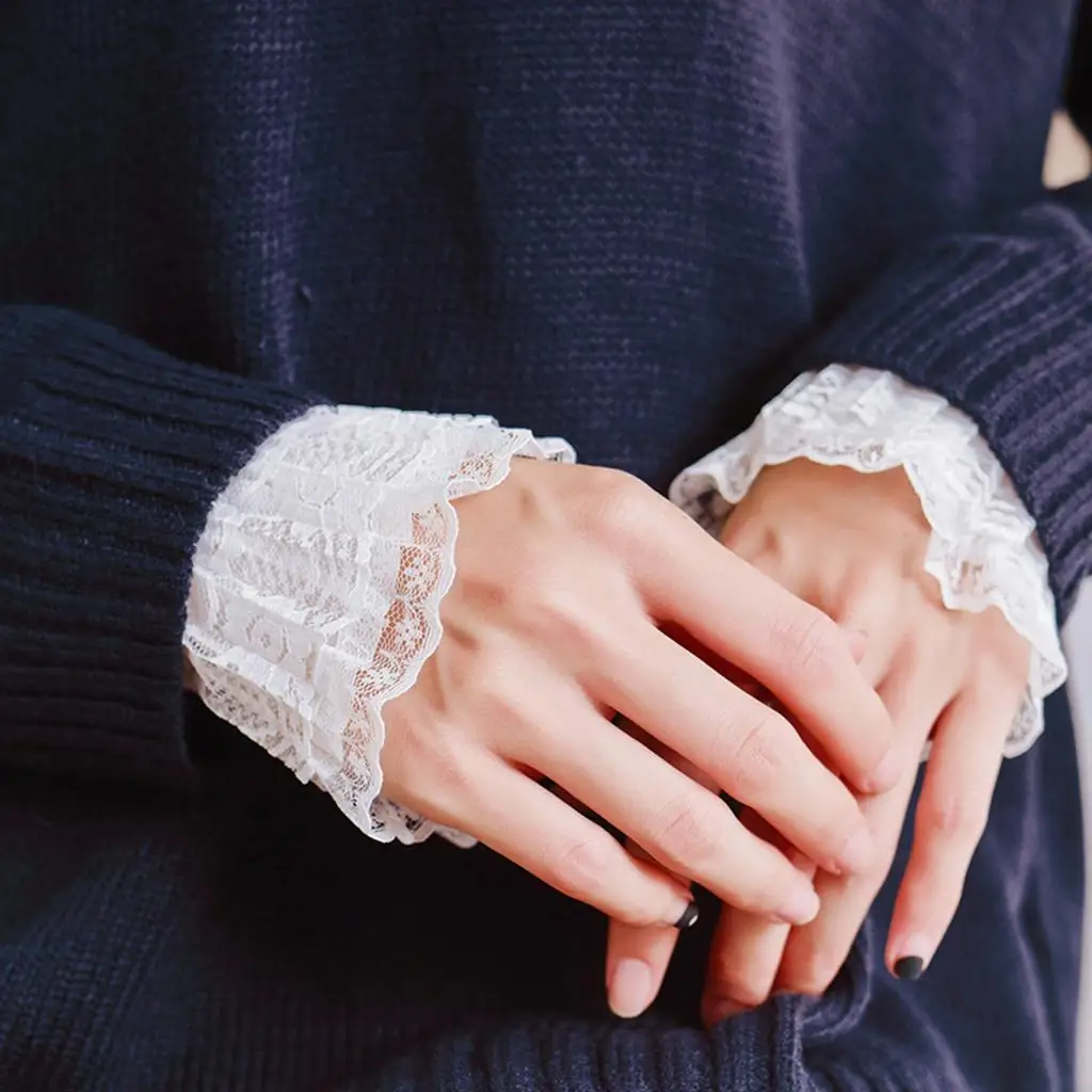 Elegant   Wrist Sleeve Short Winter Arm Warmer Cuffs Wristband