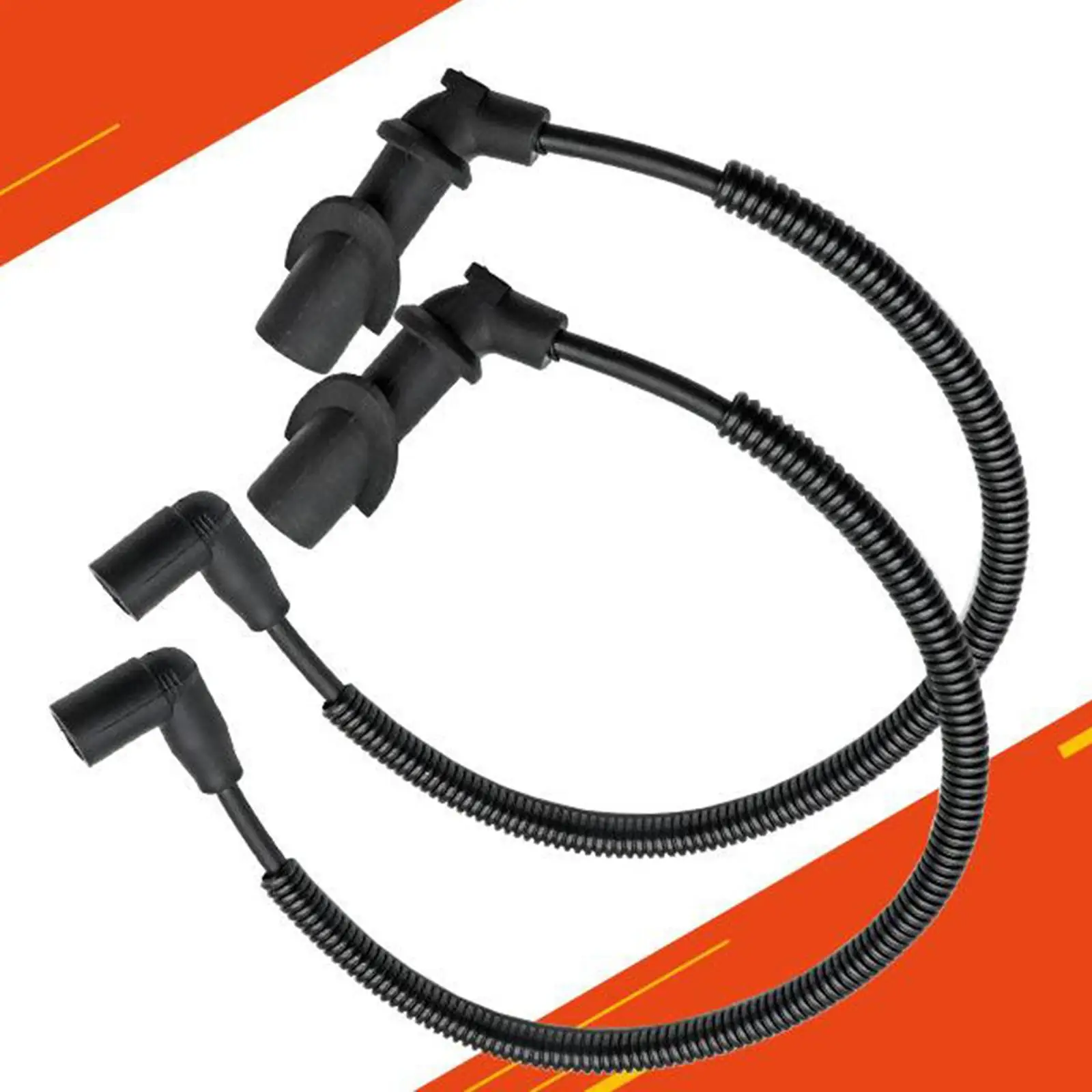 2Pcs Spark Plug Ignition Coil Wires for Crew 700 2009 High quality Simple Installation