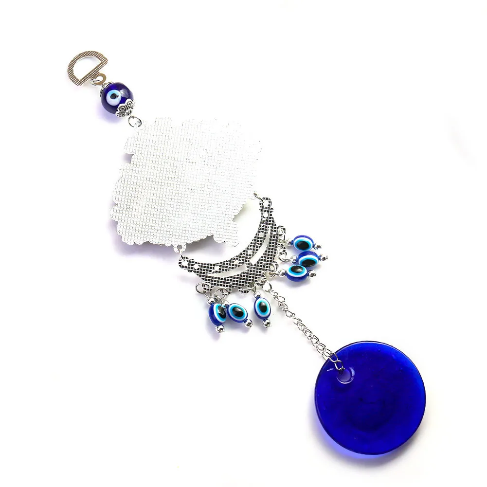 1 Stück Türkisches Böses-Auge-Perlen-Wandbehang, Balkondekoration, glasierte Legierung, blaues Auge, Auto, Zuhause, Innenbereich, Glücksbringer, Accessoires, Geschenk – Detail 5