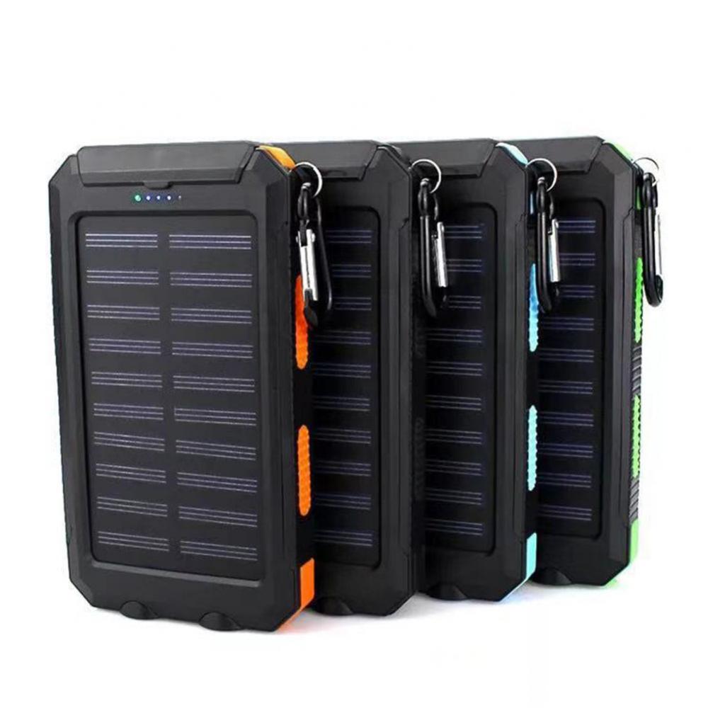 Description Picture 4 of itemSolar Panel Dual USB Power Bank Case SOS Light Flashing Light Compass Bank Power Case External Box Mobile Phone Fast Charger