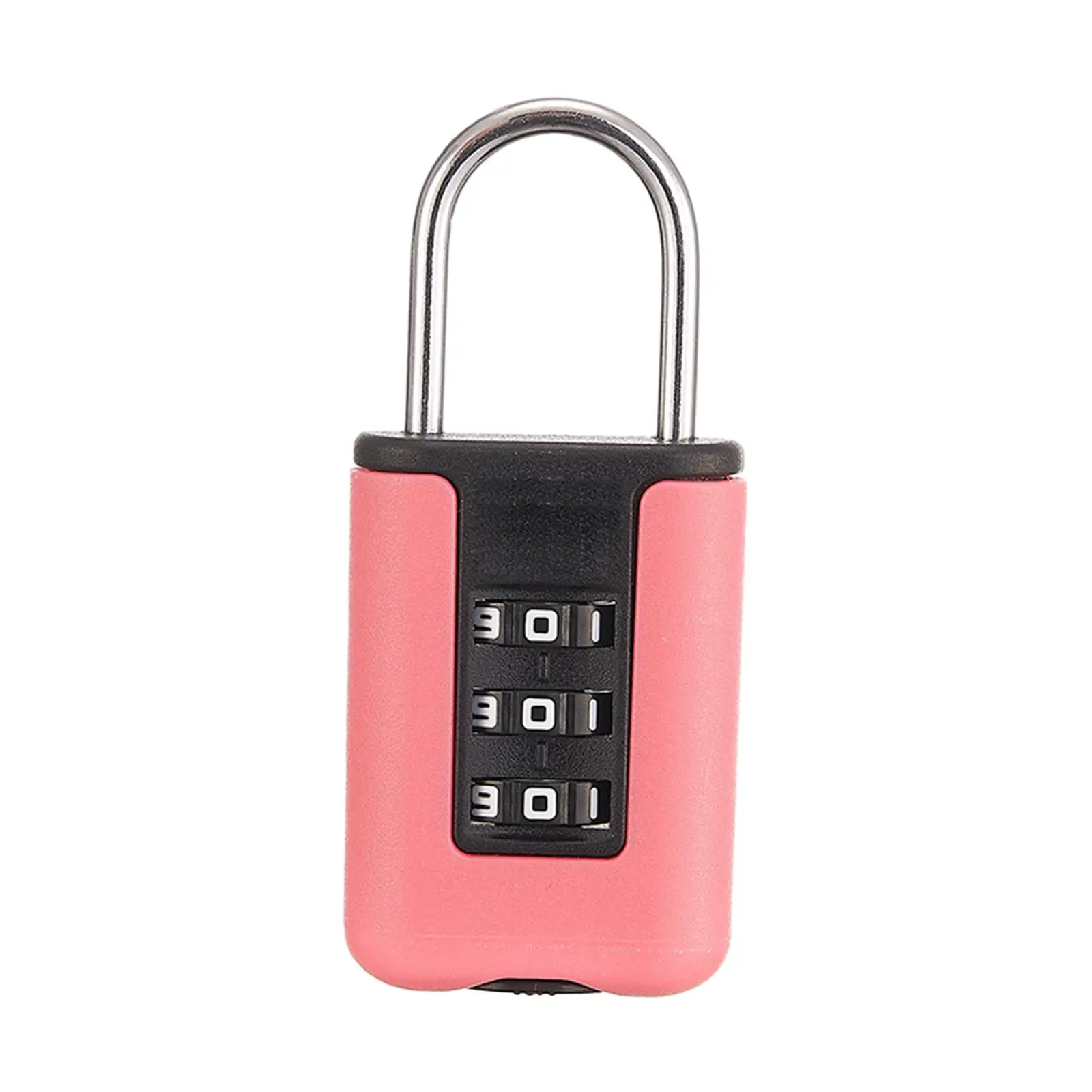 3 Digit Combination Lock Portable Durable Customs Code Lock for Backpack Storage Case Business Travel Gym Locker Cabinet Storage