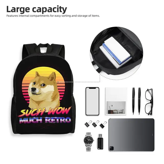 Shiba Inu Doge Zazzle T-shirt Bag, Save The Doge, carnivoran, backpack png