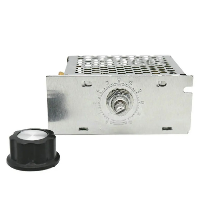 Description Picture 3 of item4000W AC 110V-220V SCR Adjustable Motor Speed Controller Control Dimming Dimmers Voltage Regulator Thermostat Import High-power