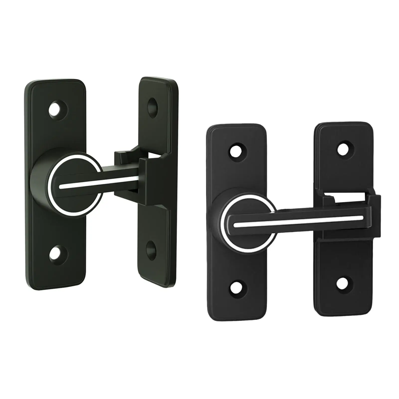 Door Holder Latch Rotatable Luminous Safety Zinc Alloy Durable Anti Theft Hardware for Garden Cabinets Hotel Barn Home