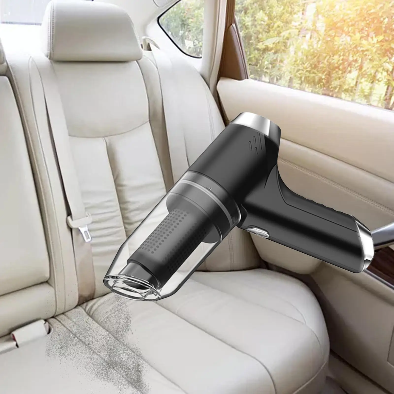 Car Vacuum Cleaner with Nozzles Strong Suction Automotive Accessories Vacuum Cleaner for car Pet Hair Keyboard Cleaning