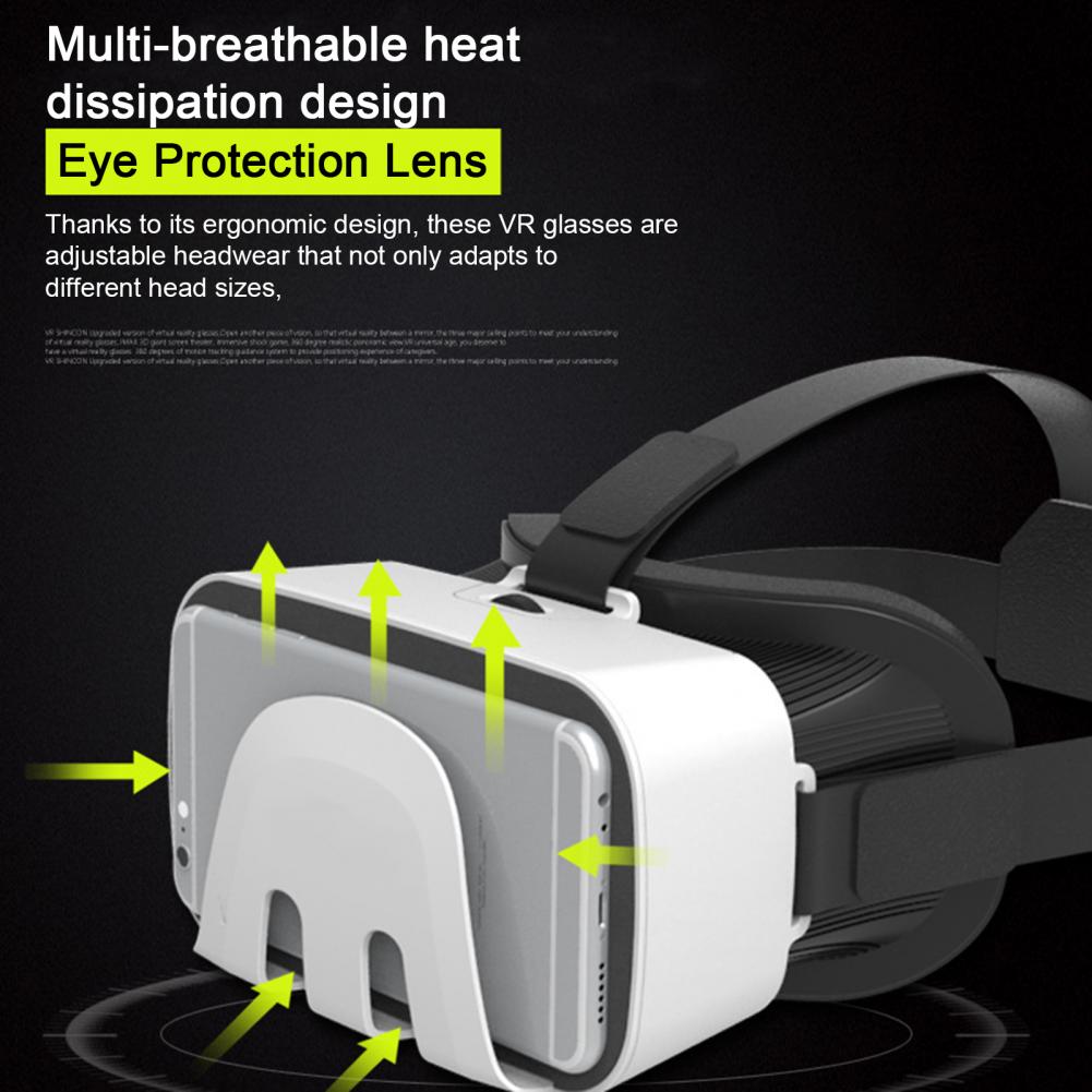 Title 8, Practical Breathable VR 3D Glasses Adjustable H...