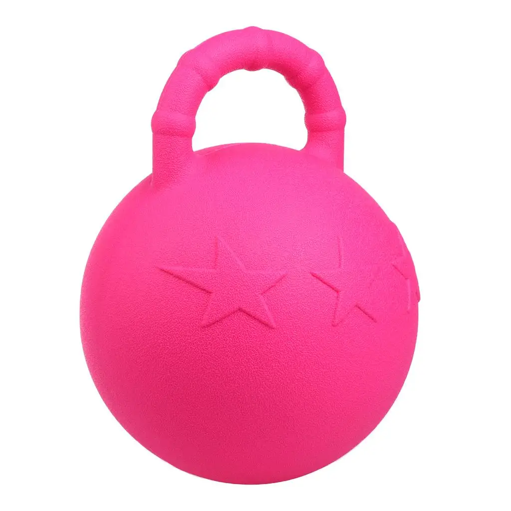 Equine Play Ball/Boredom Breaker, Stable Field Toy Red/Purple/Pink