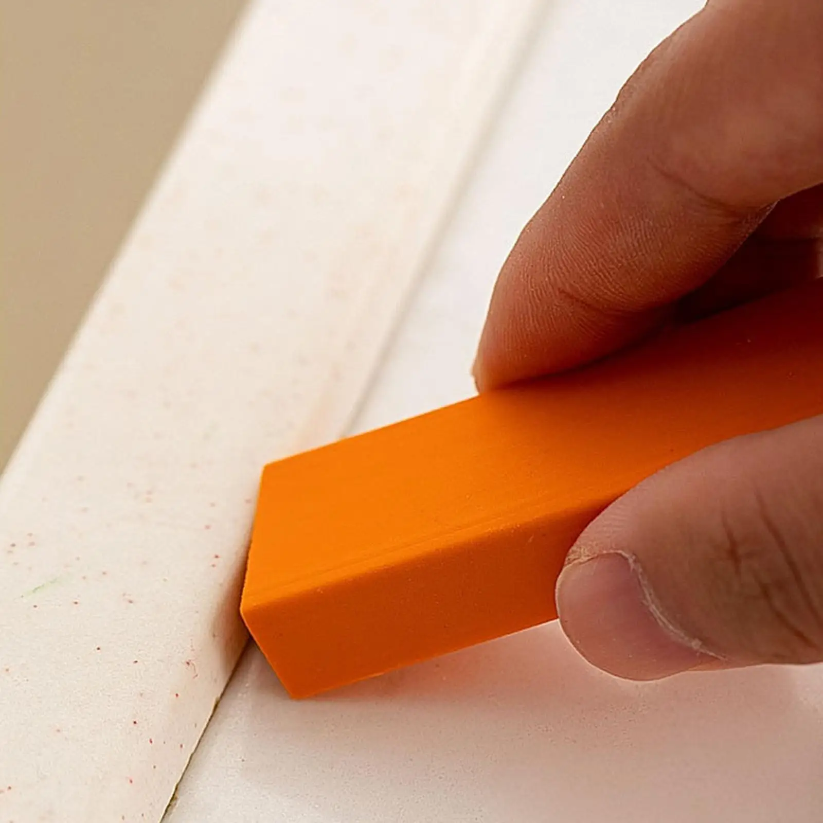 Rust Eraser Decontamination Artifact Eraser Orange Easy Limescale Eraser Stainless Surface Kitchen Bathroom Glass