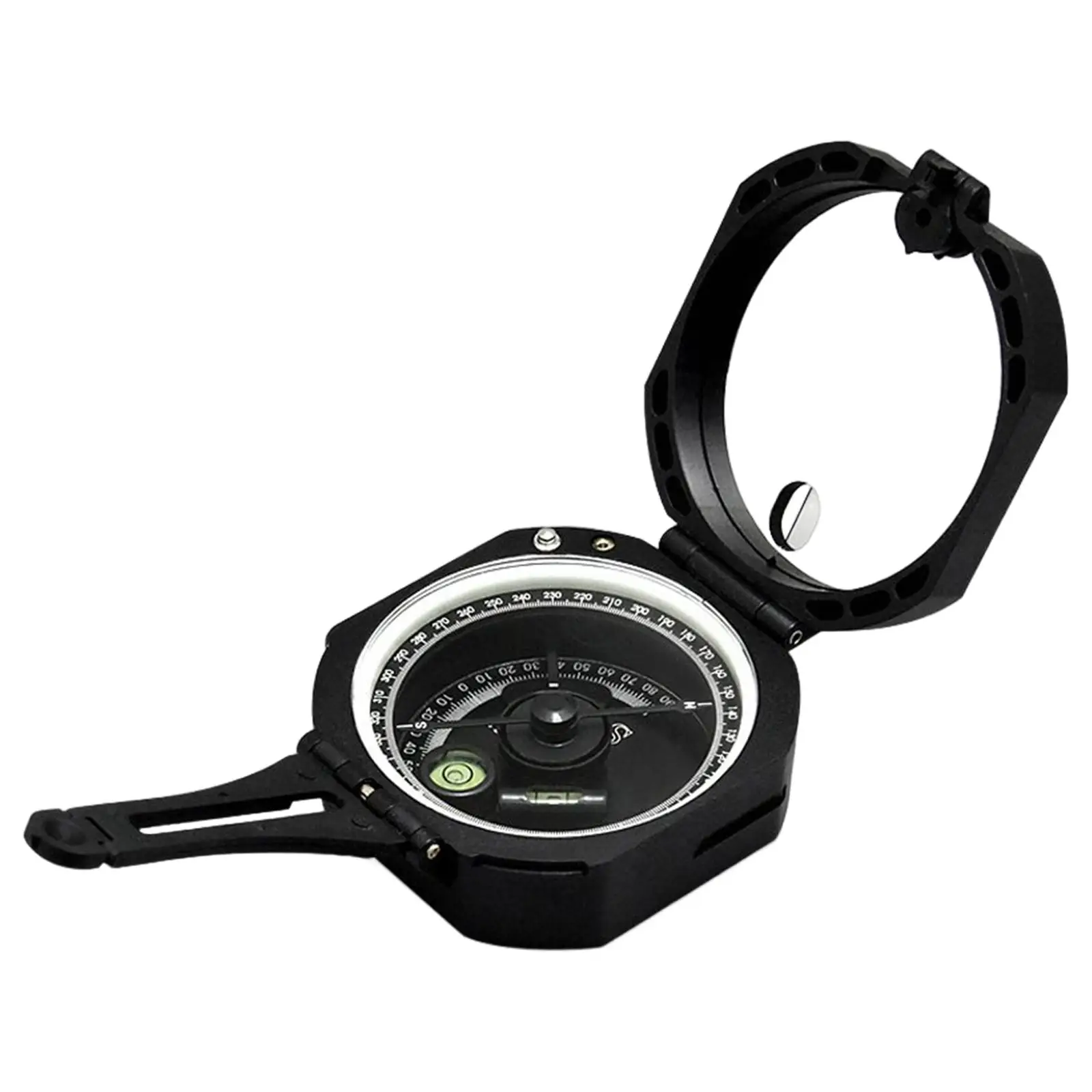 Professional Geology Compass Transit Compass Navigation with Mirror Pocket for Camping Outdoor Activities Surveyors Equipment
