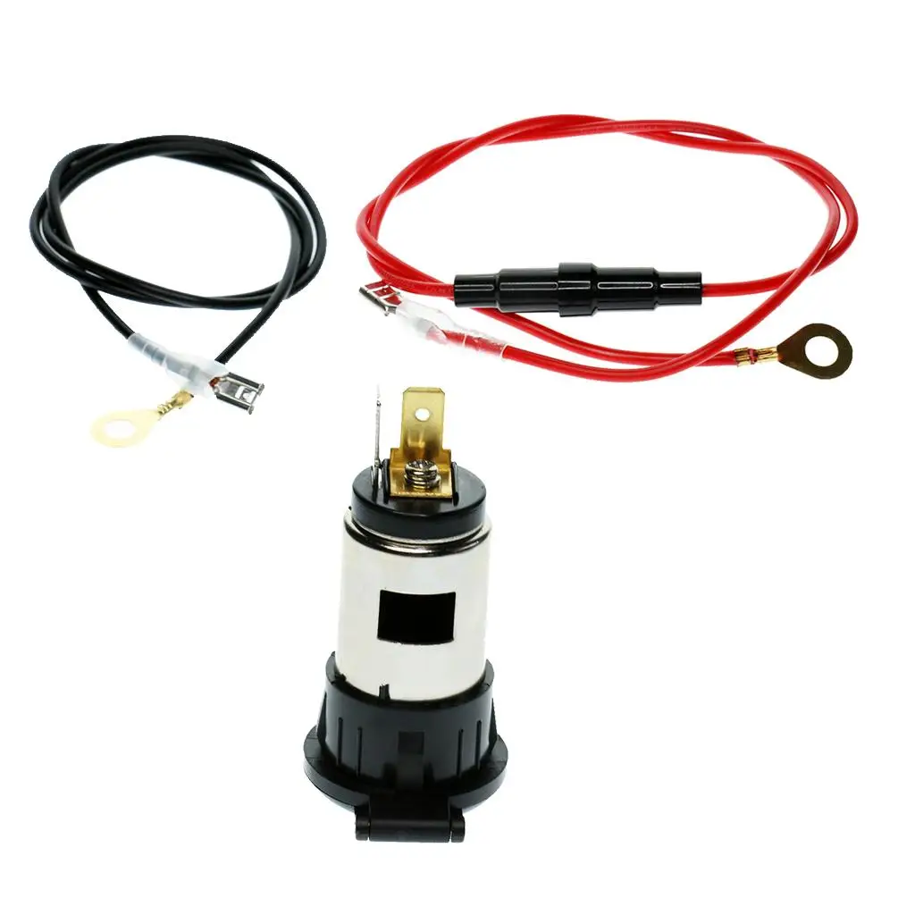 Universal DC12V Car Marine Motorcycle Cigarette Lighter Socket Charger For