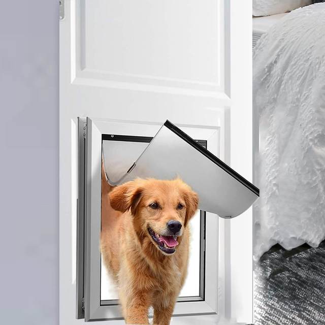 Upvc door panel top with dog flap