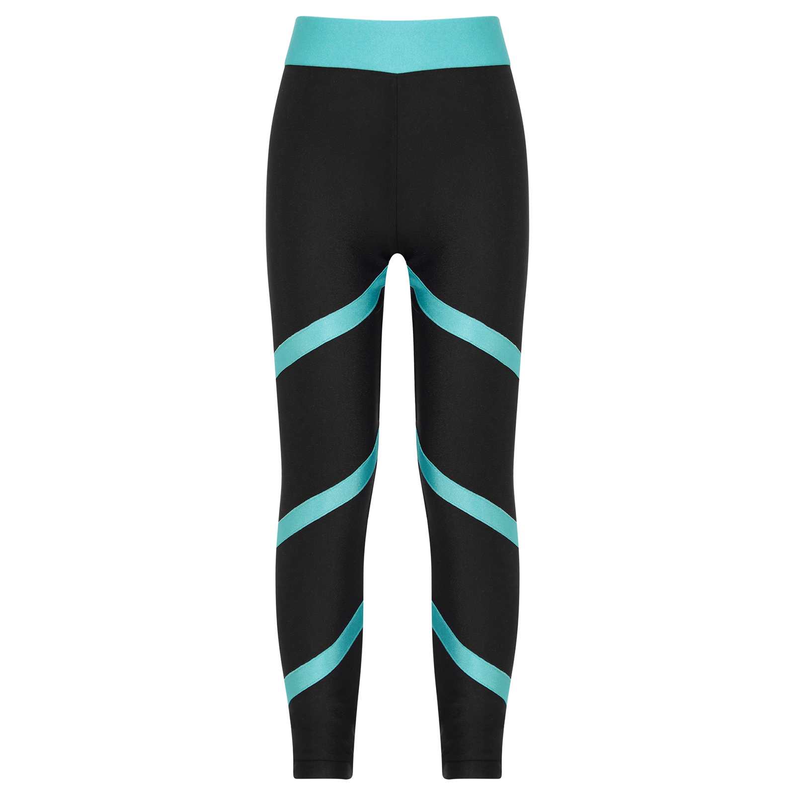Description Picture 4 of itemChildren's Gymnastics Leggings Girls Skinny Trousers Teens Elastic Waistband Tights for Dancing Running Sport Skating Yoga Pants