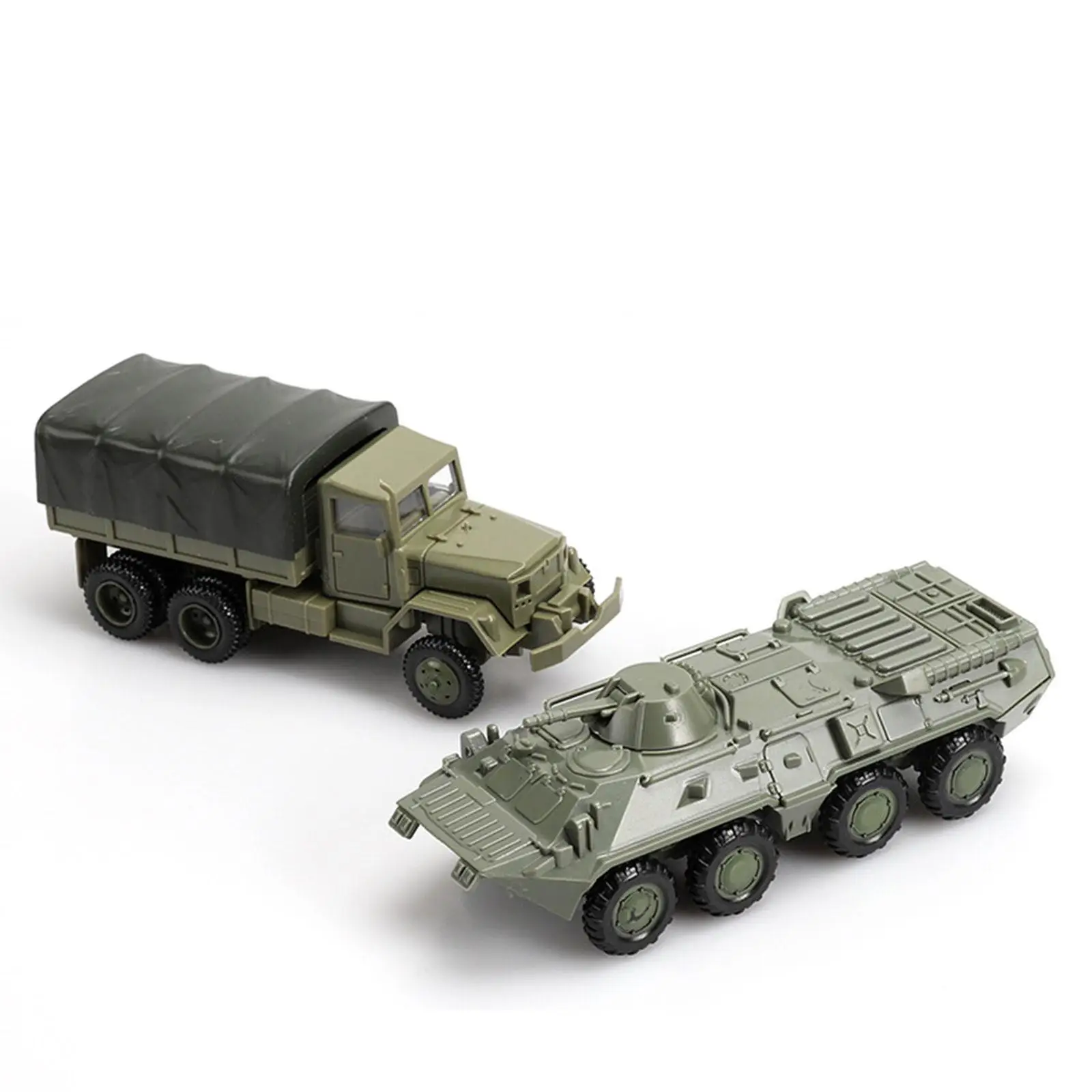 2Pcs Simulation Truck Toys Transport Carrier Truck Playset Assembly Model Toy Car for Playroom
