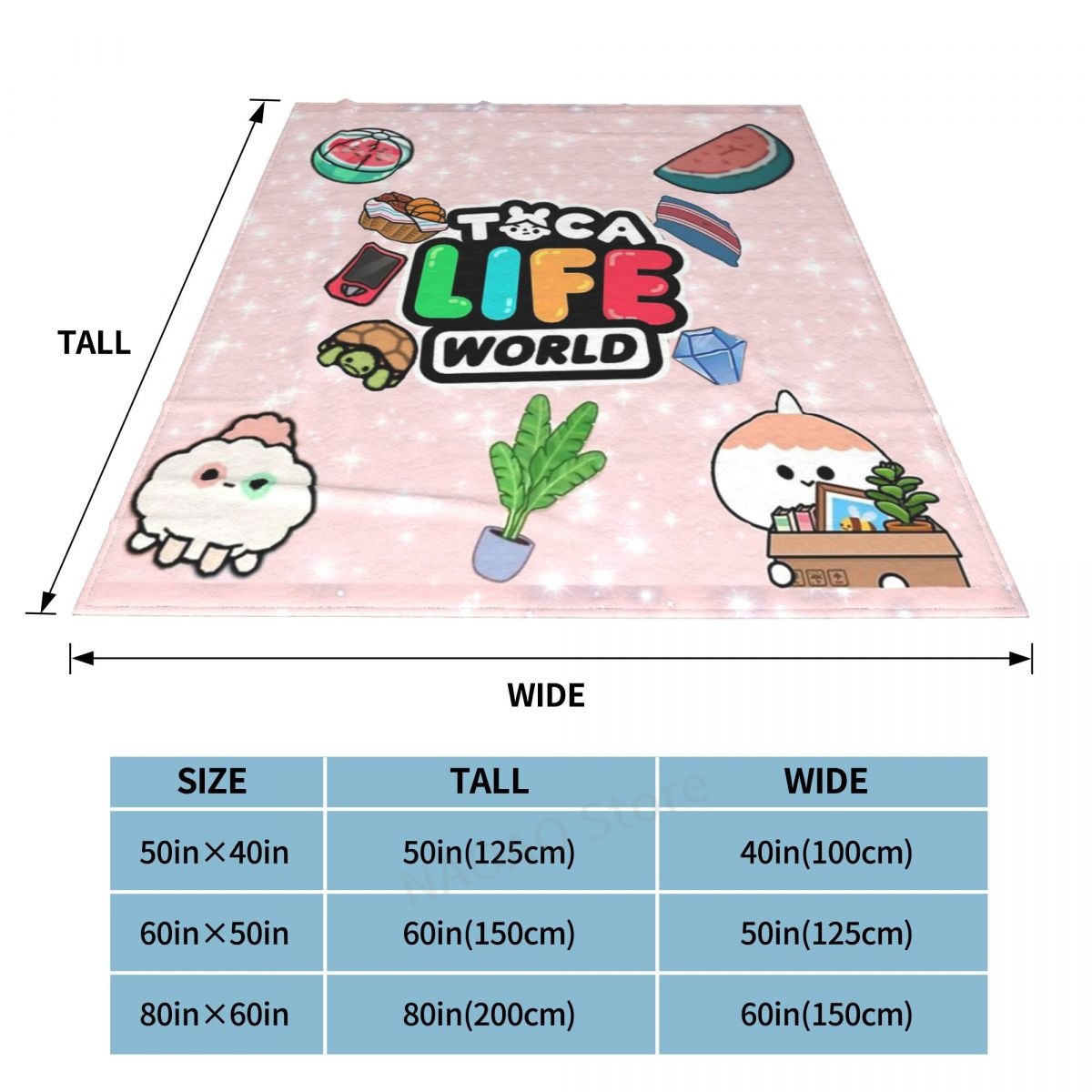 Toca Бока-тока 2021 - Toca Life World пледы, простыни на кровать, одеяло на  диван, декоративные покрывала | AliExpress