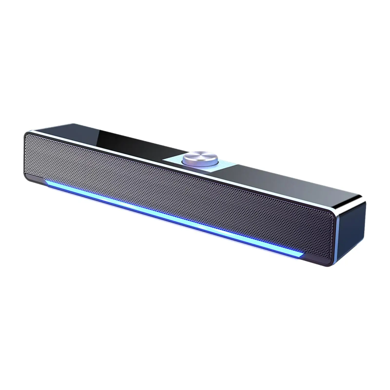 Computer Speaker Wired USB Powered Volume Control Stereo Sound HiFi Sound Quality Loud Volume 3W Enhanced Bass Laptop Speaker