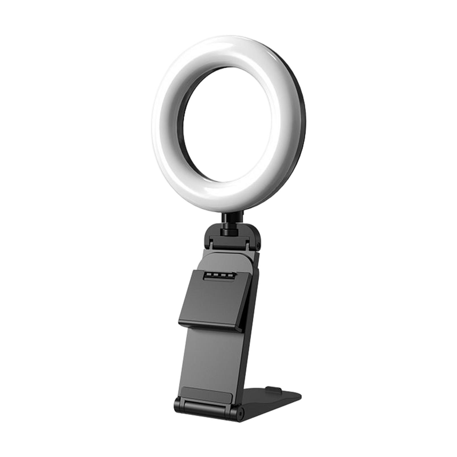 Video Conference Lighting Desktop Fill Light LED Selfie Light rings Light with Stand for Remote Working Distance Learning Makeup