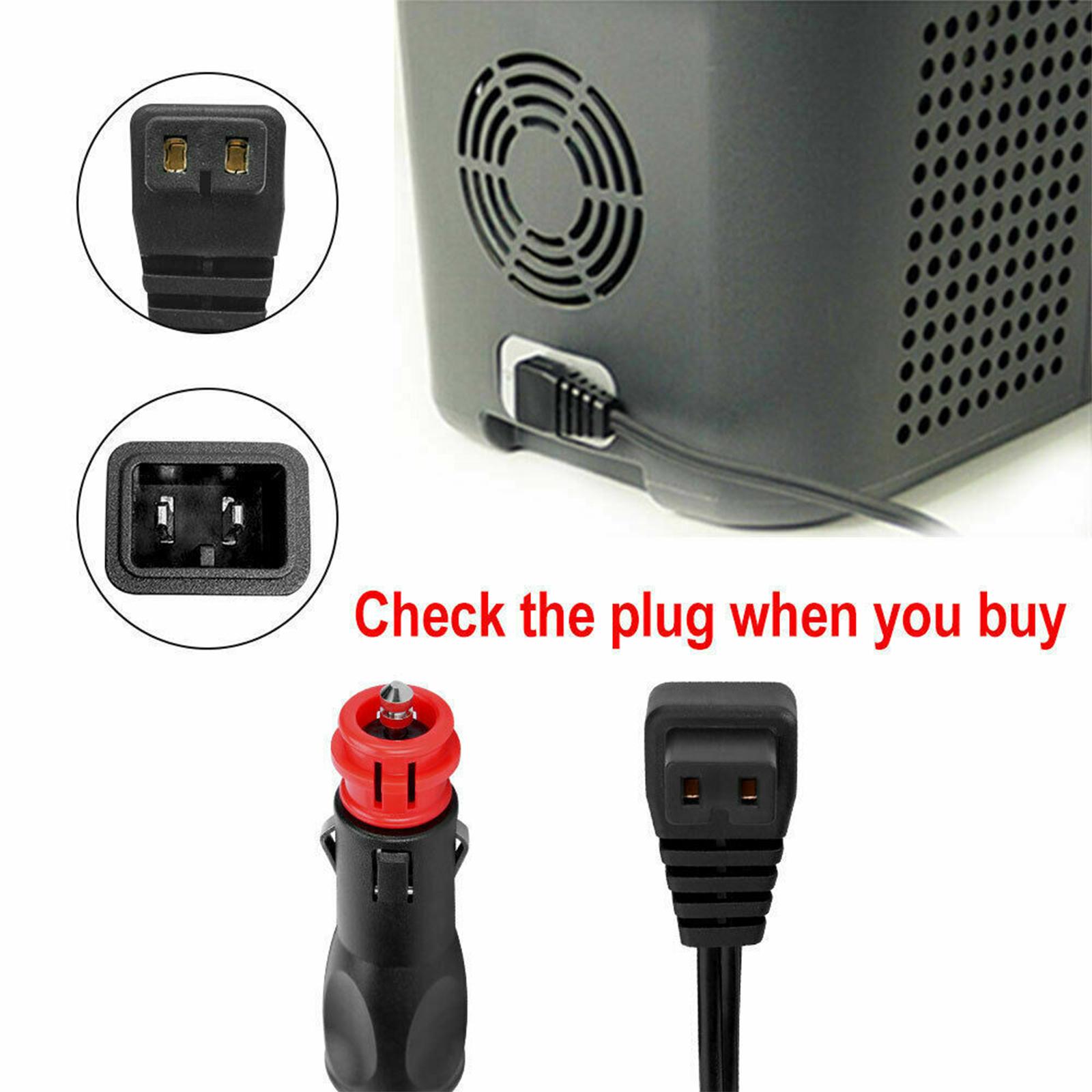 Car Fridge Thermoelectric Charger 2M Extension Power Cable Cigarette Lighter