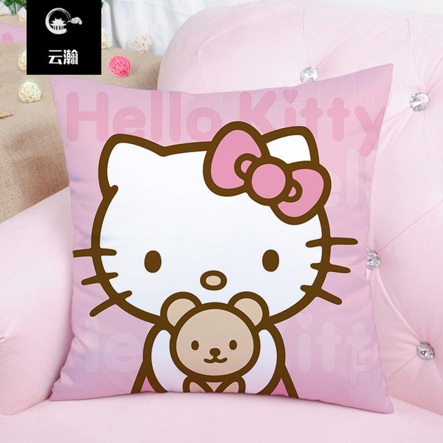 hello kitty louis vuitton wallpaper Custom Pillow Case Cover Sofa Home Decor