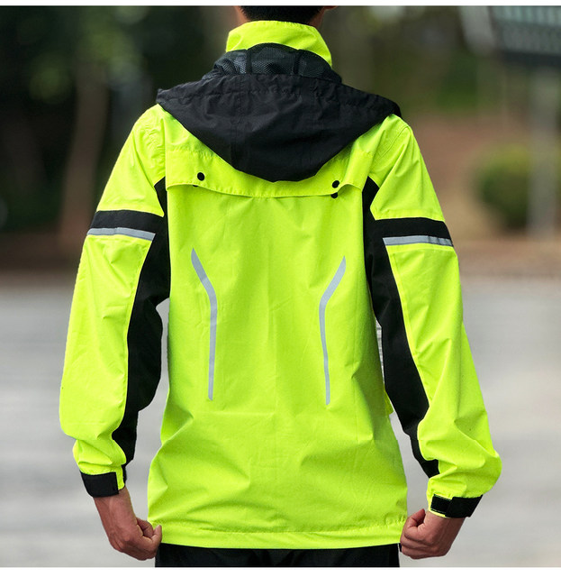 WOSAWE Motorcycle Raincoat Jacket Men Women Rain Cover Fishing Clothing  Windproof Waterproof Raincoat For Motorcyclist Camping