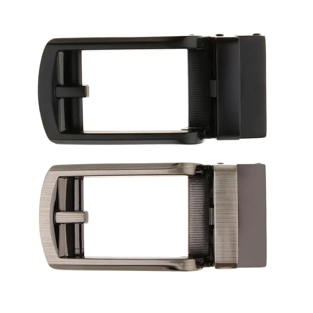 1 Piece Men Fashion Simple Automatic Alloy Belt Buckle Replacement Ratchet Slide Belt Accessories DIY Leather Craft Accessories