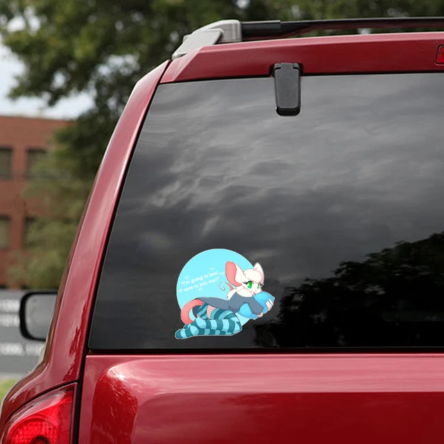 Femboy Hooters Furry Car Stickers Vinyl Waterproof Cute Sunscreen