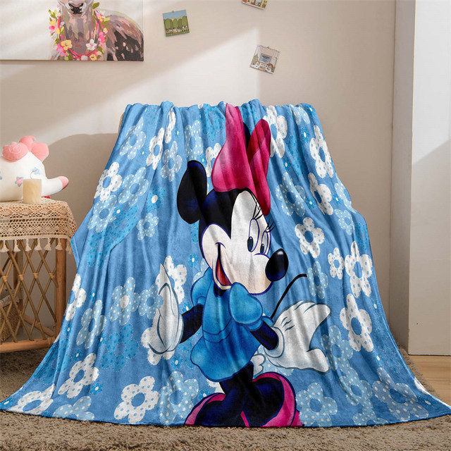 Cartoon Mickey Mouse Classic-Fit Throw Blanket Gifts Flannel Holiday for  Bed Couch Sofa Sofa Throw Blanket Baby Kids Adults 