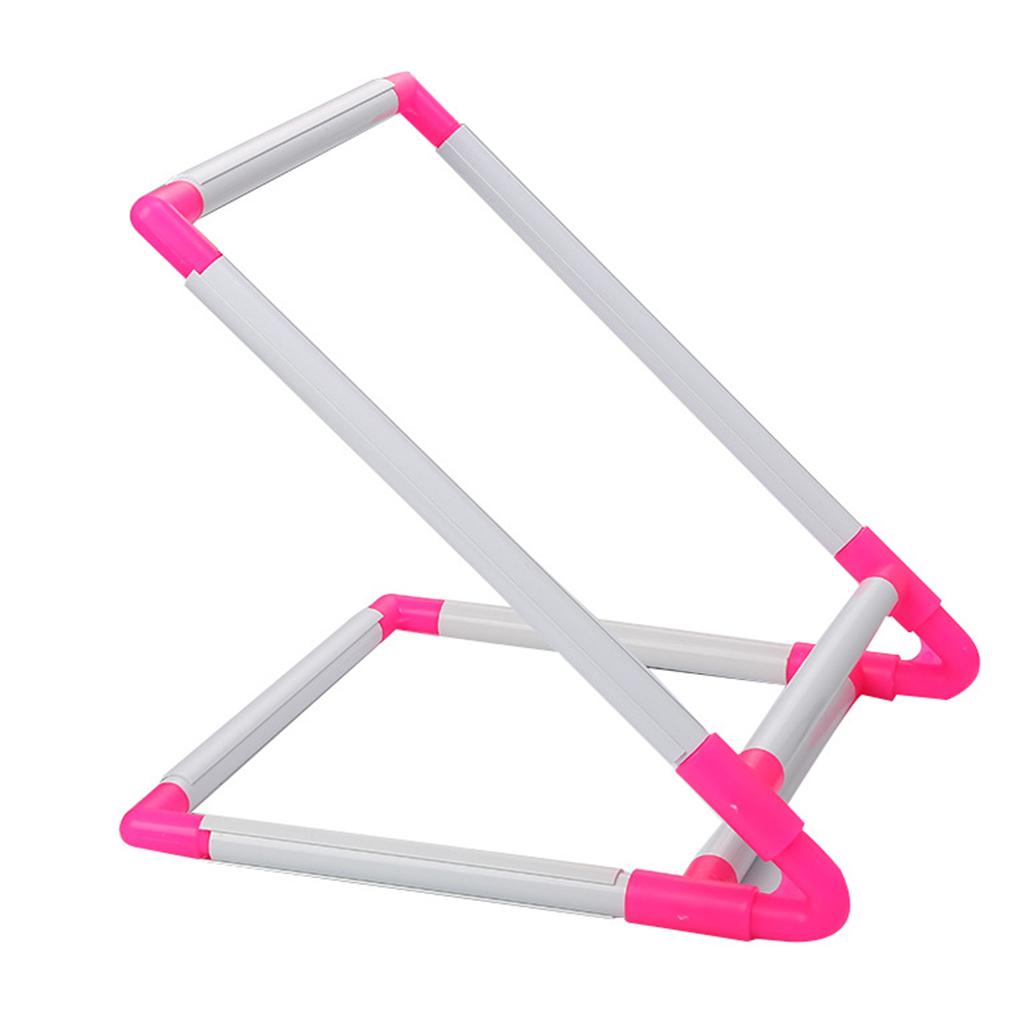 Description Picture 4 of itemRectangle Plastic Clip Embroidery Frame Hoop Stand Holder Easy Operation Cross Stitch Supplies - 30x25x20cm