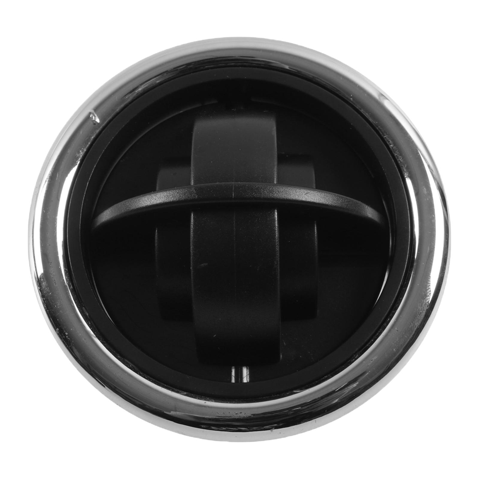 Universal Round A/C Air Outlet Vent, 75mm Dashboard Electroplate Knob/ for Electric  Boat Yacht/