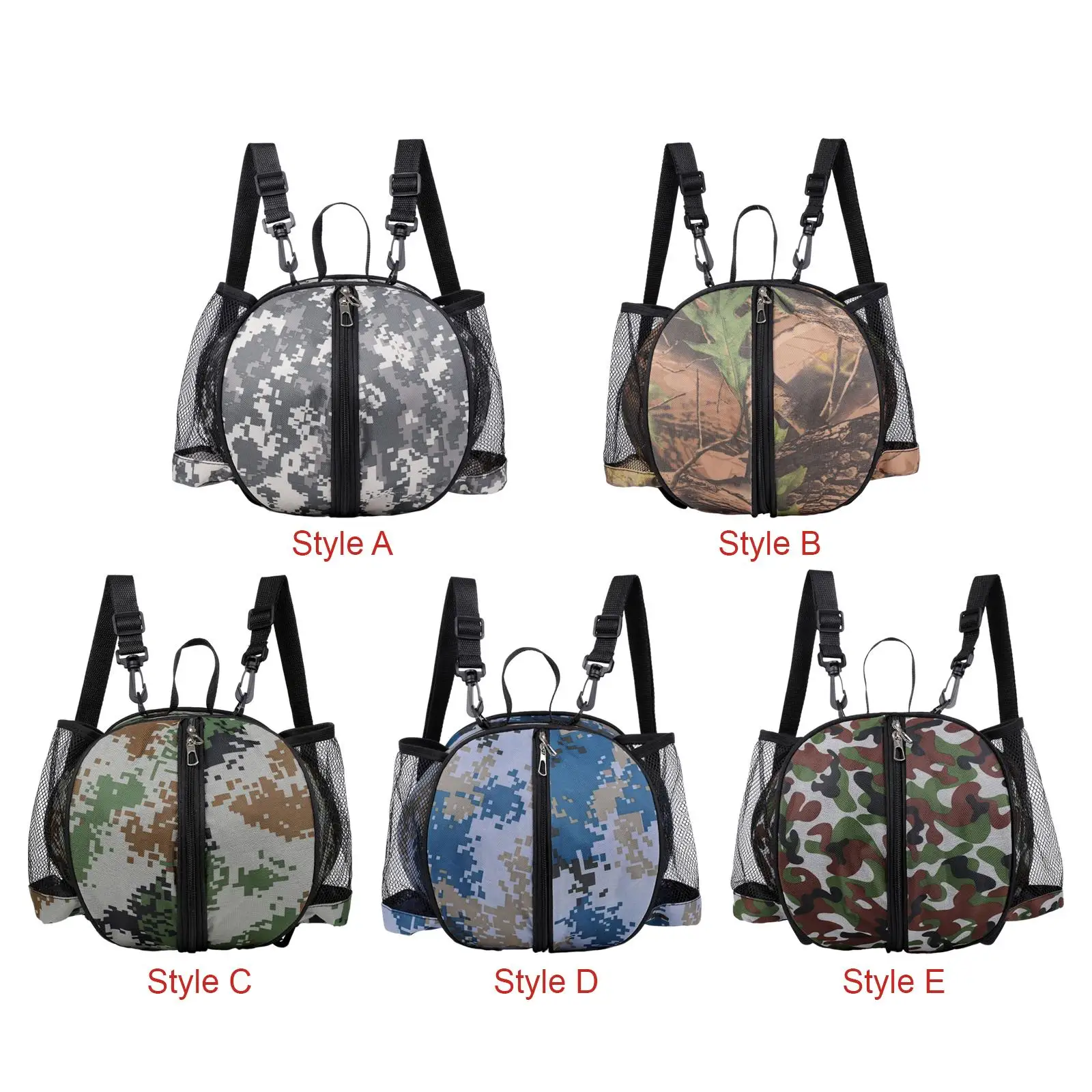 Portable Basketball Shoulder Bag Backpack Basketball Tote Bag , Also for Storing Clothes or Sports Shoes for Boys Girls Durable