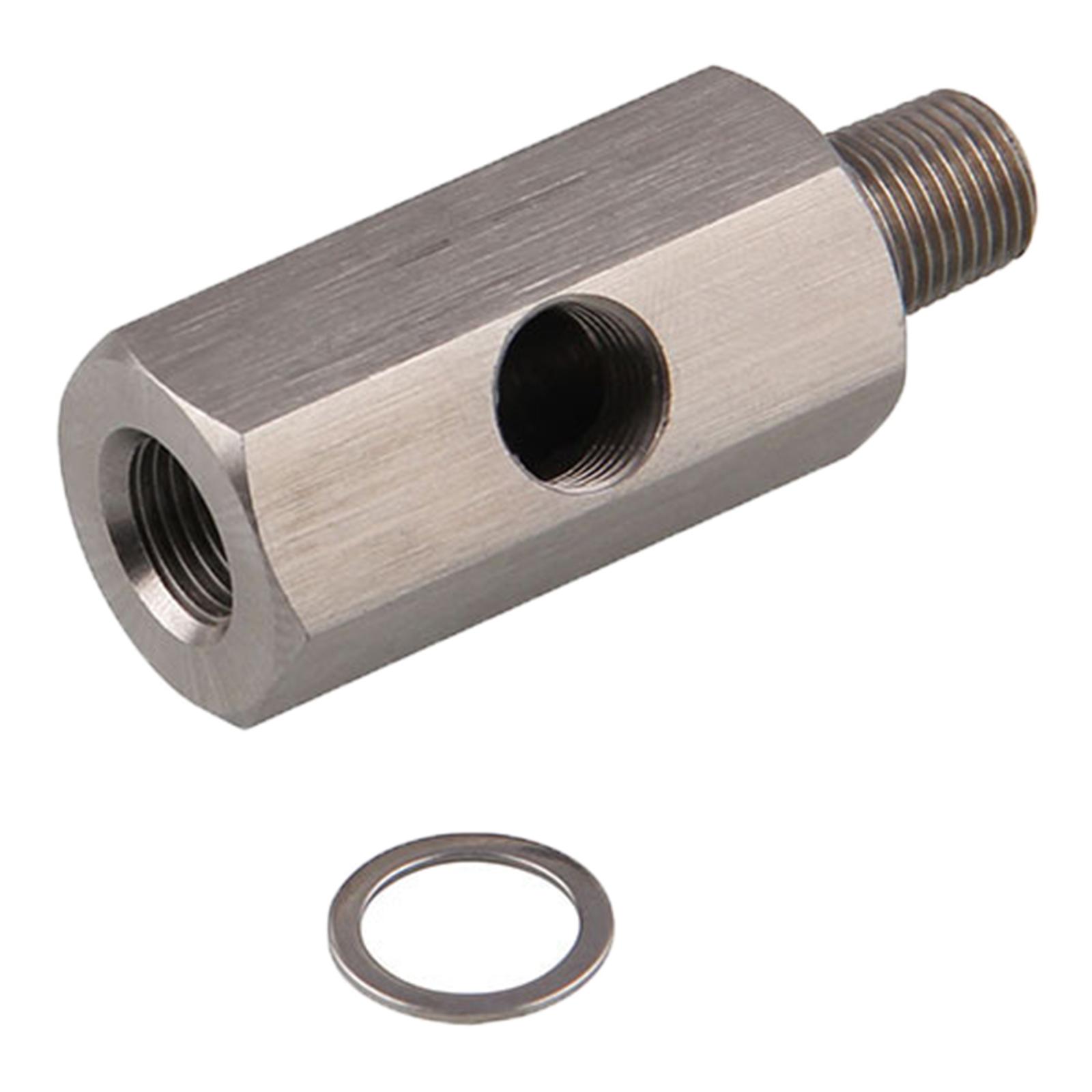 Automotive Oil Pressure Sensor  Adapter Fitting 1/8 inch NPT Stainless Steel Premium Material Durable feed Line  Replacement