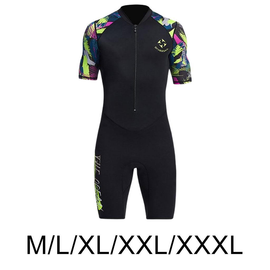 Premium 1.5MM Neoprene Wetsuit Men One-Piece Suits Keep Warm Surf Scuba Diving Suit Fishing Spearfishing Kitesurf Women