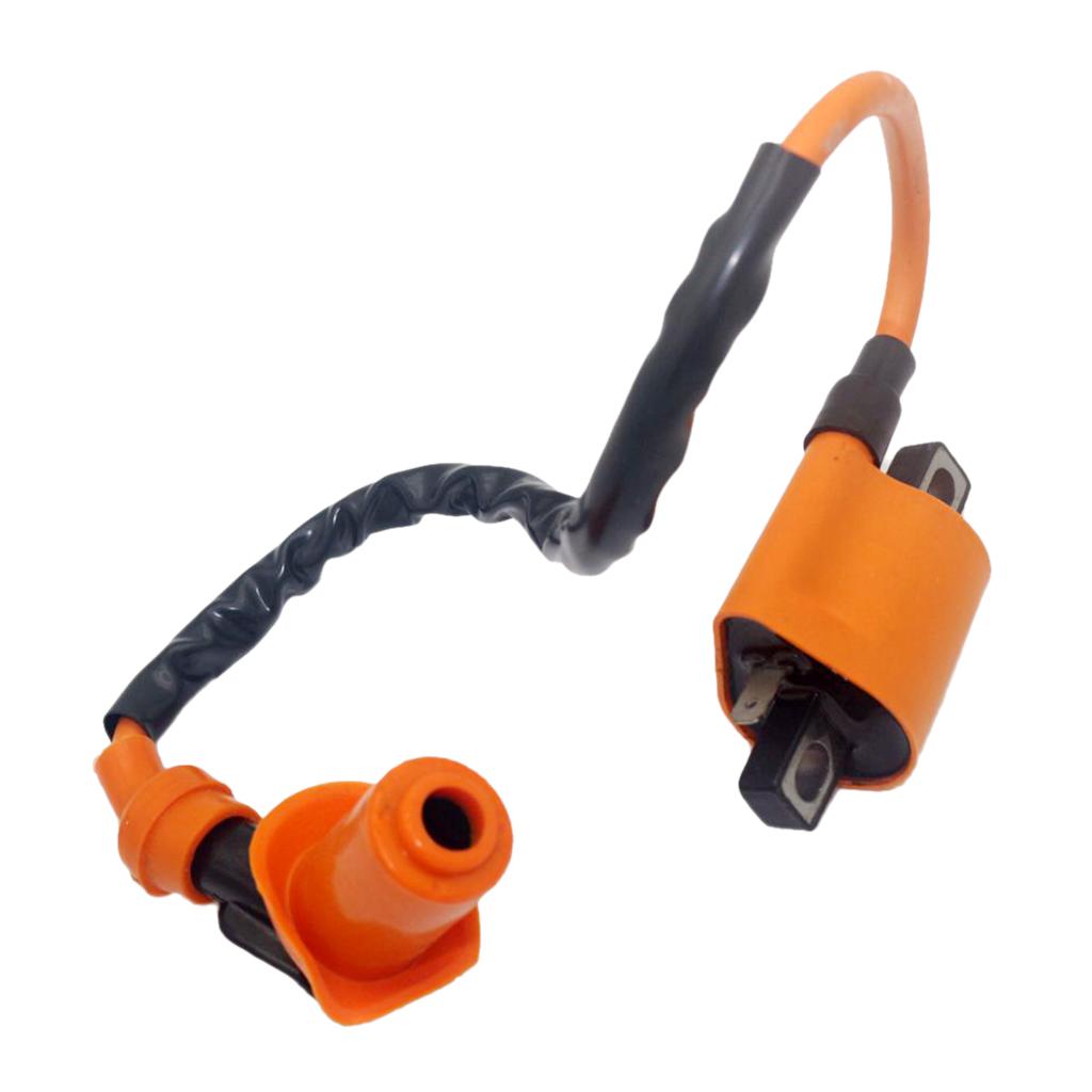 Motorcycle Performance Ignition Coil for Honda CG125 200cc 250cc - Orange