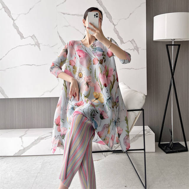 Issey Miyake Women Pleats Please | Issey Miyake Pleats Please Sale -  Fashion Suit - Aliexpress