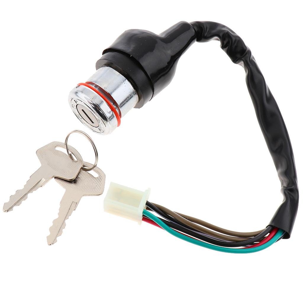 New 6 Wire ATV Ignition Switch+Key Set for Suzuki GN 125 Scooter Universal Motorcycle Ignition Switch Key New 6 Wire ATV Ignition Switch+Key Set for Suzuki GN 125 Scooter Universal Motorcycle Ignition Switch Key