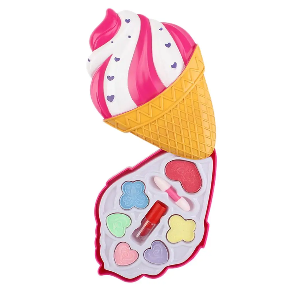 Child Pretend Play Cosmetic Makeup Toy Set Little Kids Beauty Dress Up Toys