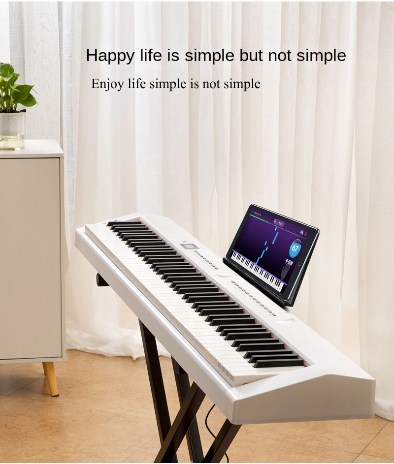 Title 21, Electric Piano 88 Key Portable Heavy Hammer Mid...