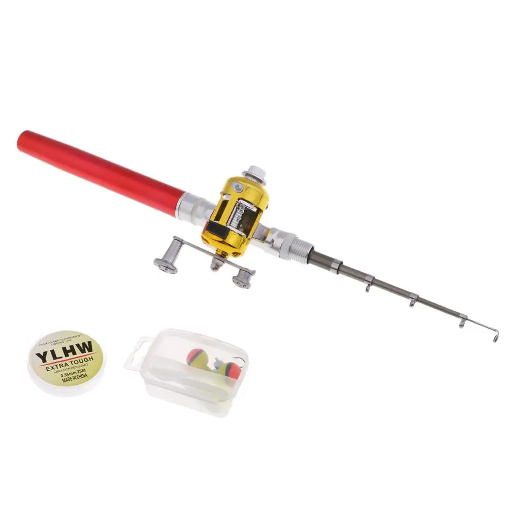  Telescopic Fish , Fishing Rod & Reel Combination Accessories