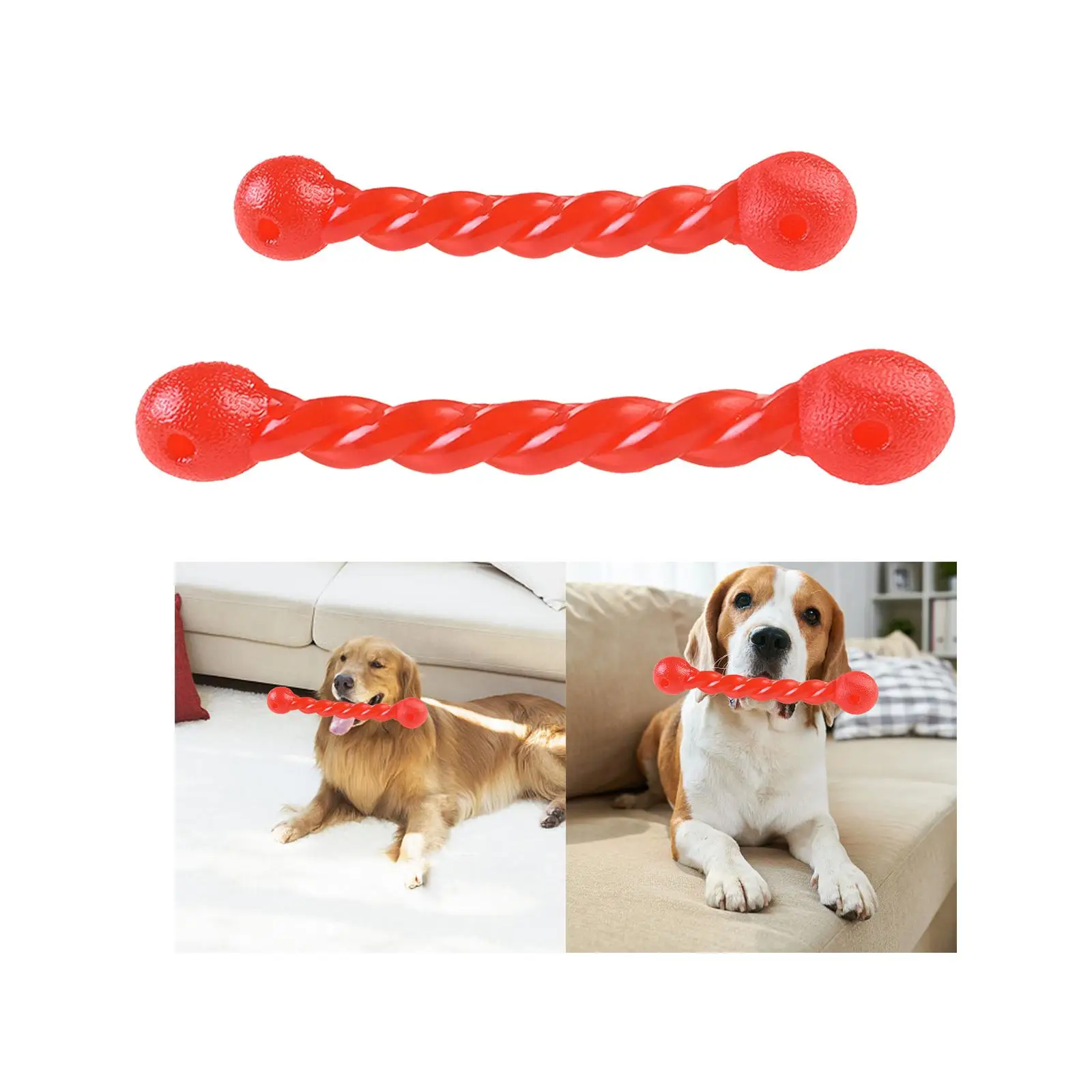 Dog Chew Toys Aggressive Chewers Rubber for Puppy Playing Doggy Supplies