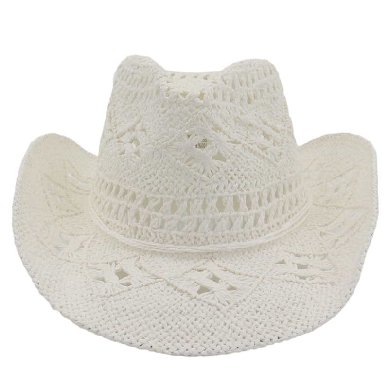Trendy Sunshade Straw Hat Hand-woven 