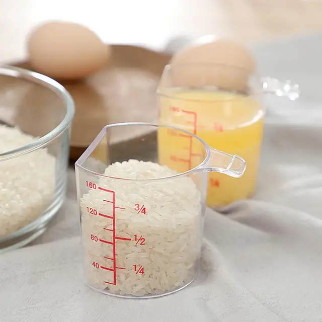 180ml Rice Measuring Cup Precision Cooking Measuring Cup Precision Rice  Measuring Cup with Handle Easy Storage for Cooking
