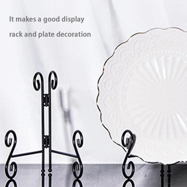 Decorative Plate Stand Holder Picture Frame Stand Easel Display Stand Coook  Book - Storage Holders & Racks - AliExpress