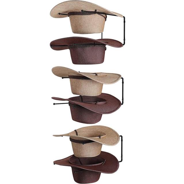 Vertical wall cheap mounted hat rack