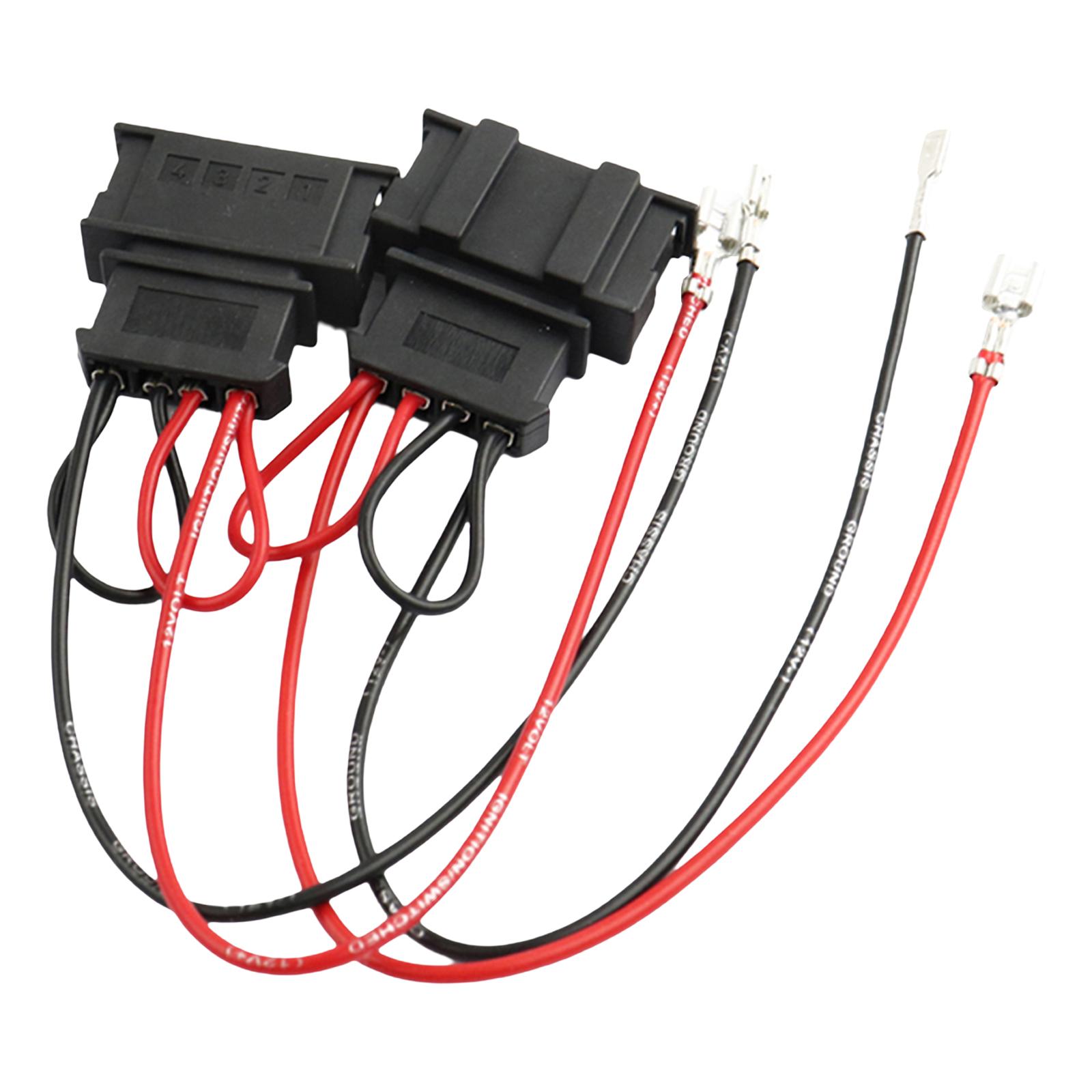 2Pcs Car Speaker Wire Harness Adaptor Replace Vehicle Connection Plug Cable Connector for Golf for Seat for VW Passat for