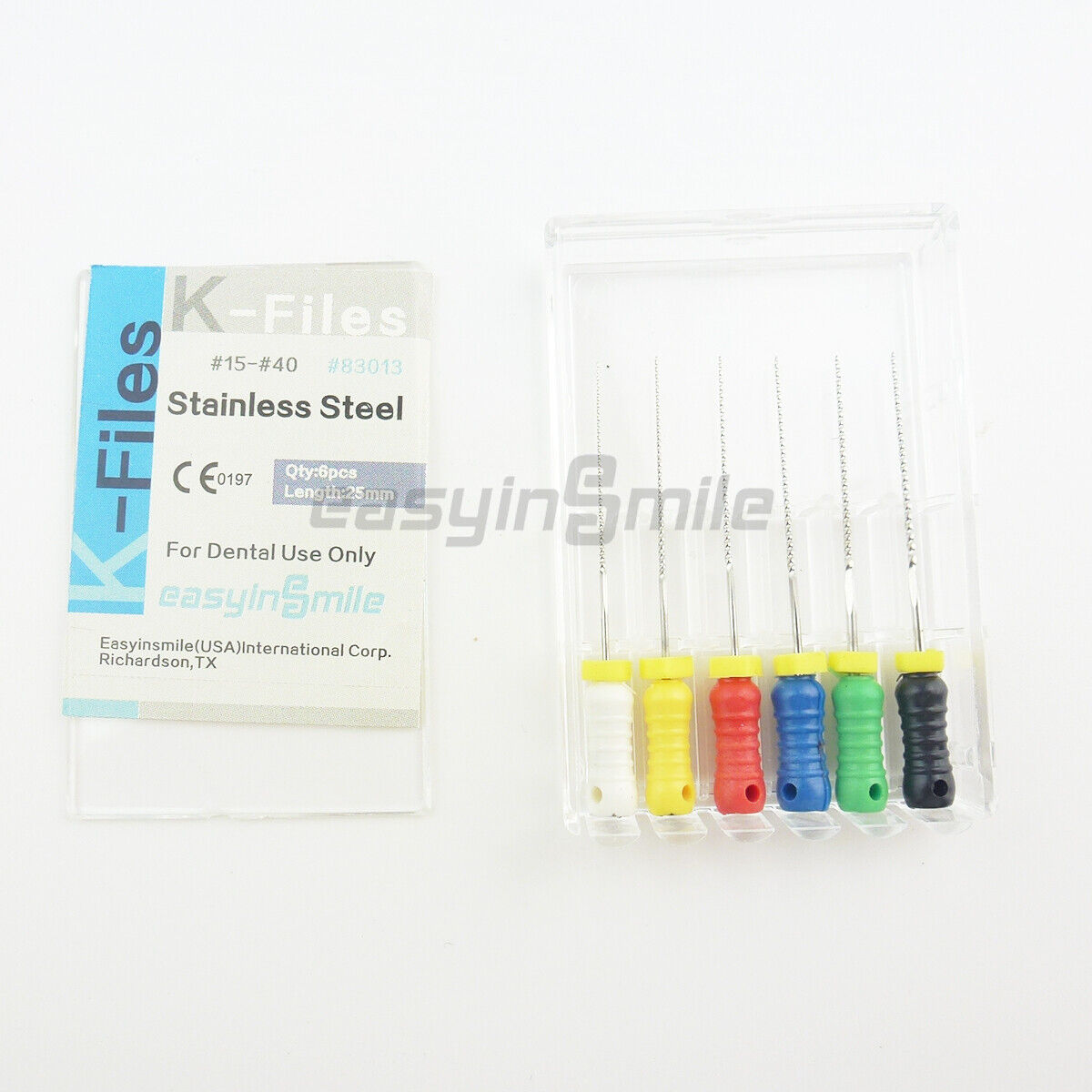 Best of 10Packs EASYINSMILE Endo K Files #6 #8 #10 #15 #20 #25 #30 #15-40 #45-80 Dental Stainless Steel Root Canal Hand Use Durable 25MM Reviews & Tips - Image 3